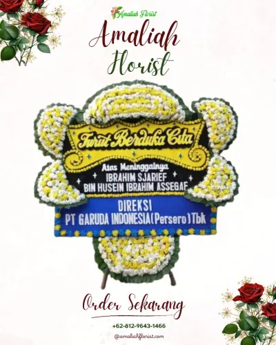 Papan Bunga Duka di Debong Kidul