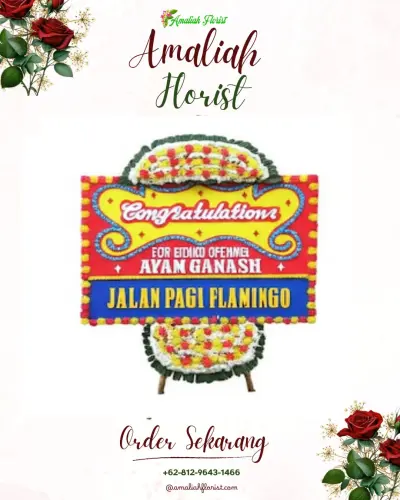 Bunga Papan Congratulation di Debong Kidul